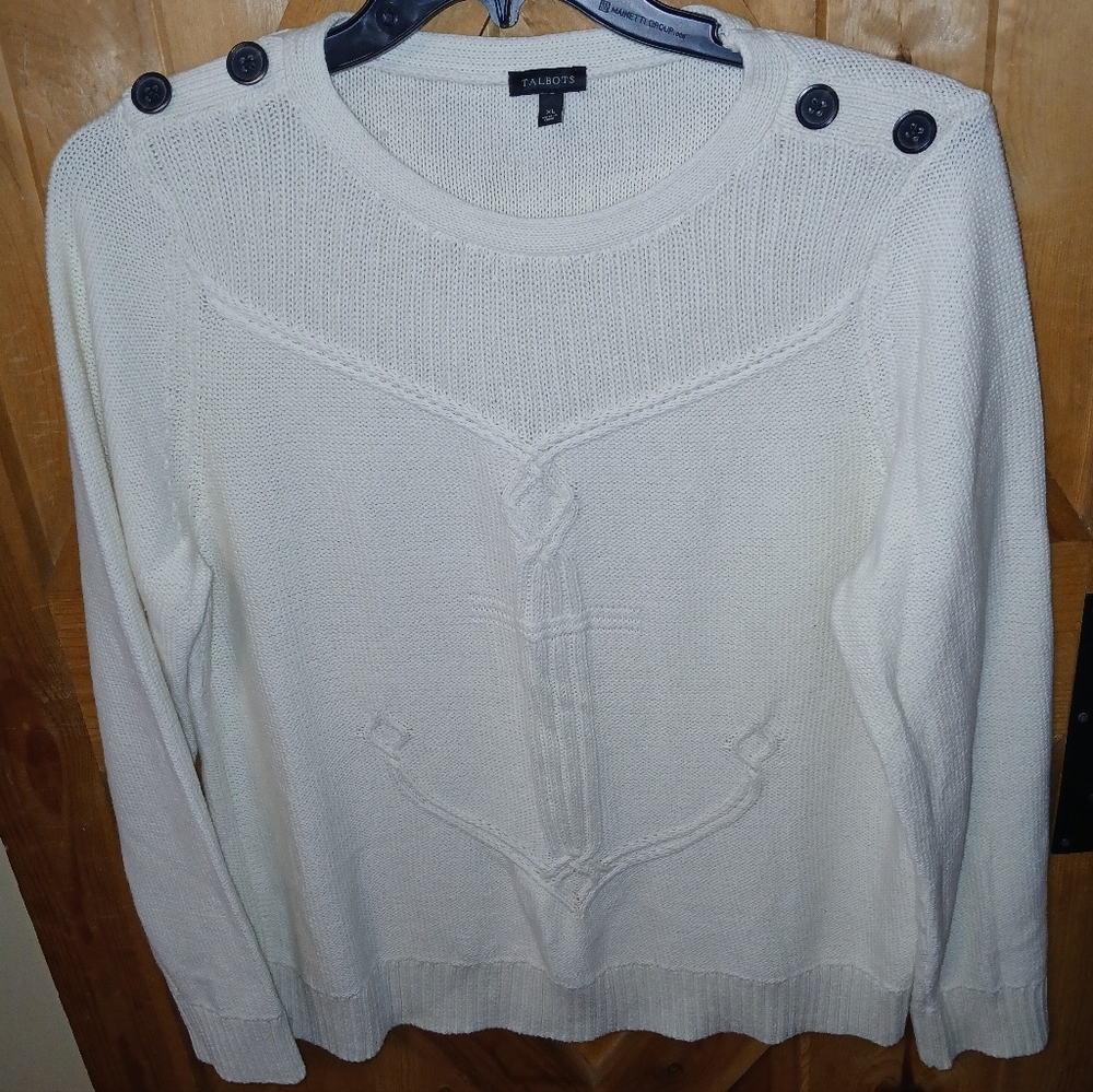 Talbots Anchor Sweater..XL